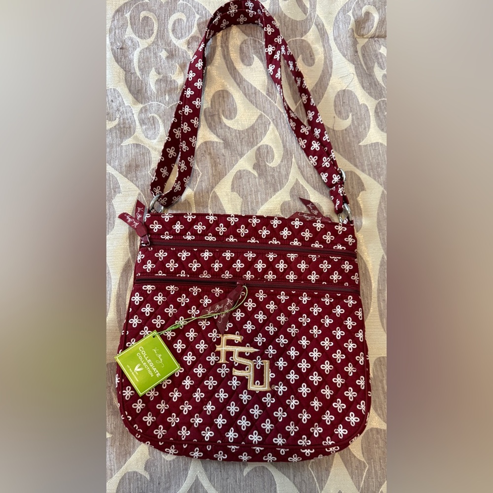 Vera Bradley Triple Zip Hipster Bag: Florida State University